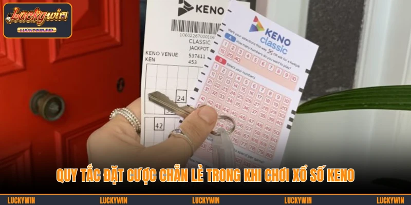 Quy tắc đặt cược chẵn lẻ trong khi chơi xổ số Keno